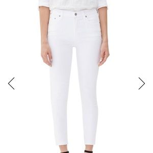 Citizens of humanity high rise rocket skinny white